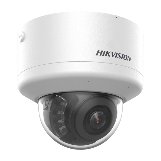 Hikvision AcuSense 4MP dome 2.7-13.5mm lens 40m IR 120dB WDR alarm I/O 12VDC/POE