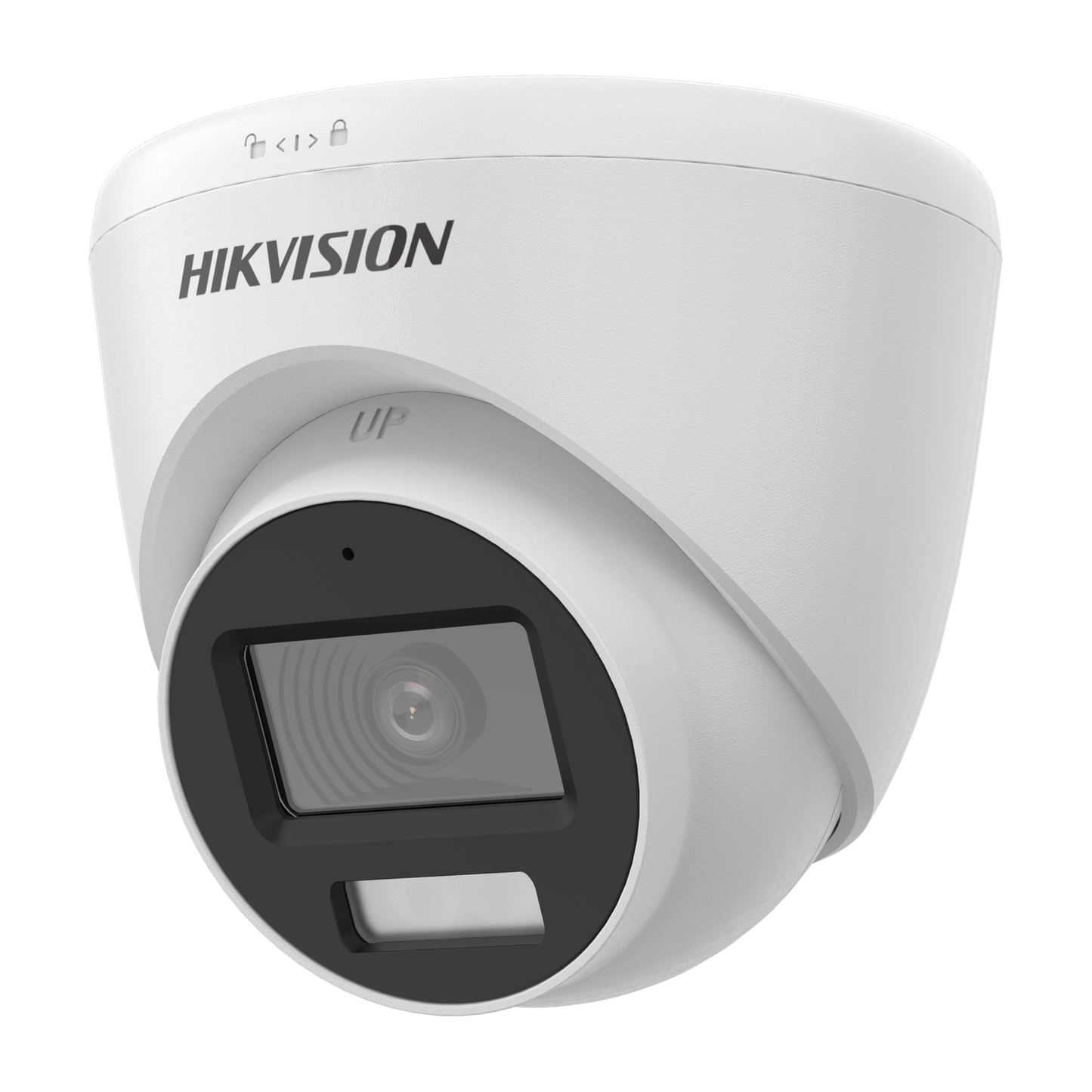 Hikvision Turbo HD 5MP turret  2.8mm lens 40m hybrid IR/ 20M white light microphone  12VDC