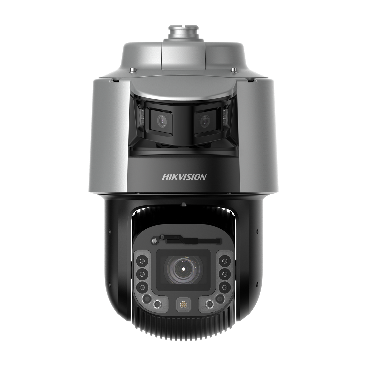 Hikvision TandemVu 4MP PTZ 25x optical zoom 6MP panoramic channel 400m IR Smart tracking strobe-light & siren 24VAC/Hi-POE