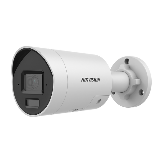 Hikvision AcuSense 4MP bullet 2.8mm lens 40m IR  120dB WDR   dual-microphone  built-in strobe-light & siren 12VDC/POE