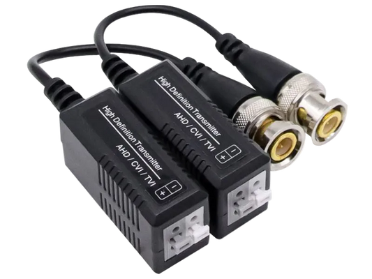CX HD Balun with 12VDC power input/output - Pair