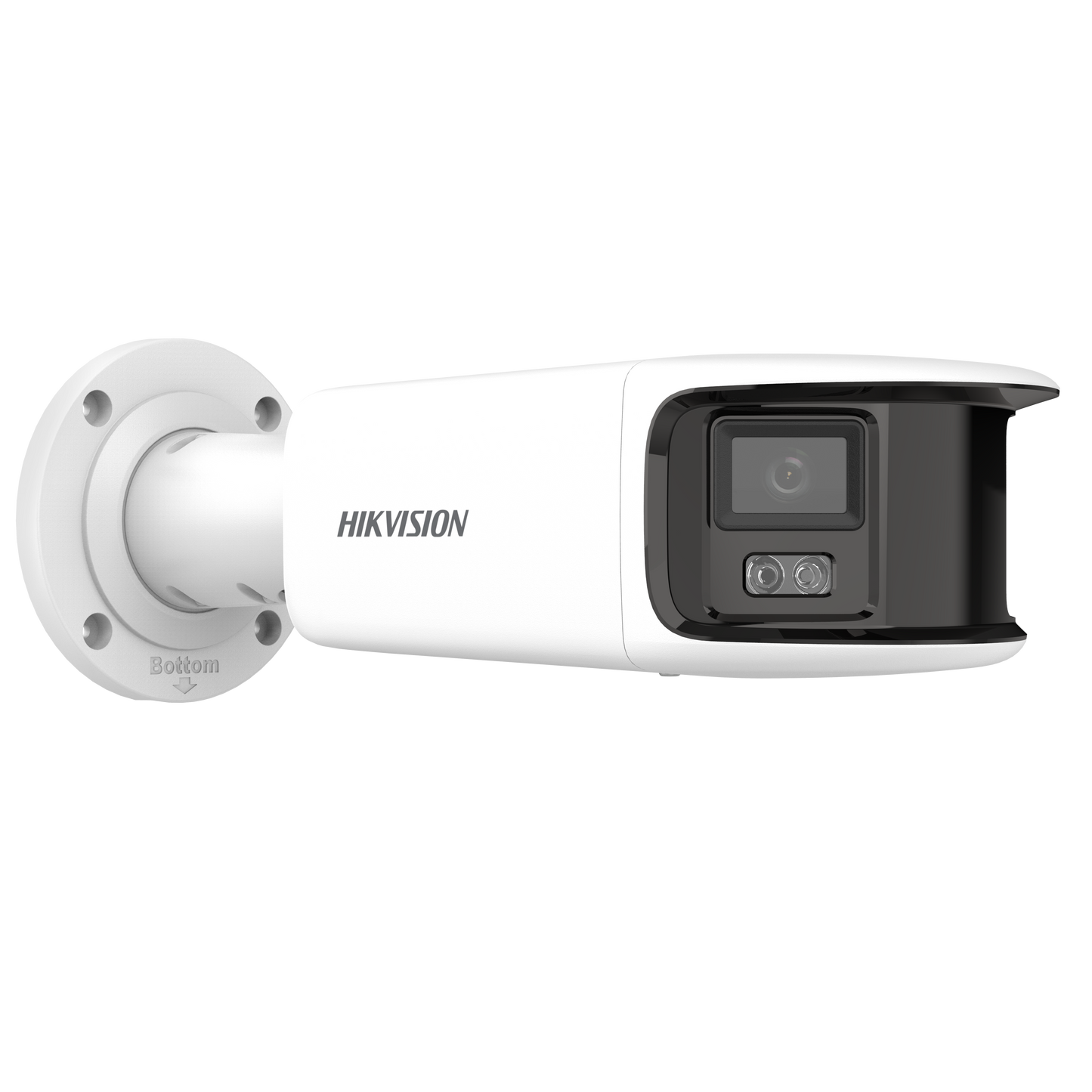 Hikvision ColorVu 8MP bullet  4mm lens   40m illumination  130dB WDR   microphone  1 audio/ 1 alarm I/O  built-in strobe-light & siren 12VDC/POE
