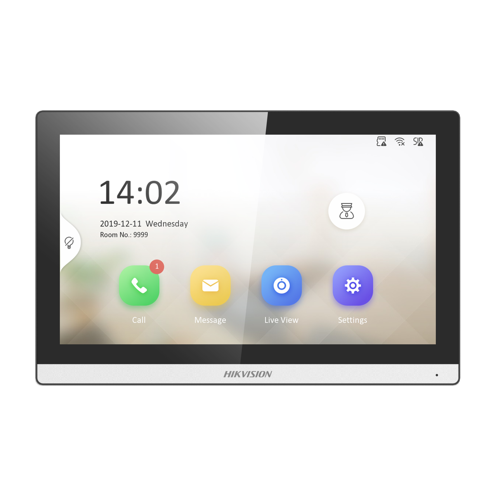 Hikvision DS-KH6350-WTE1 7 inch indoor station