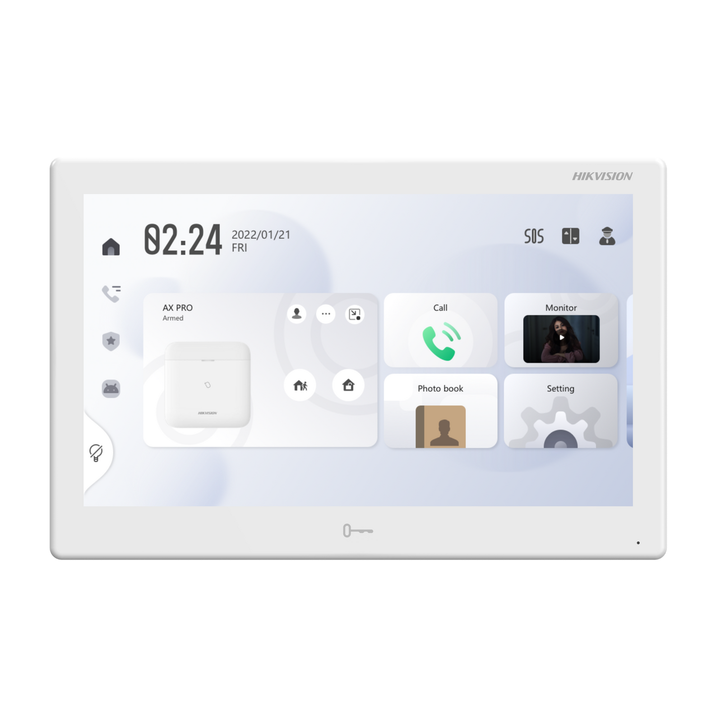 Hikvision DS-KH9510-WTE1 10-inch Android intercom monitor